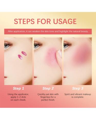 Natural Matte Liquid Blush - Dewy Cheek Tint with Lightweight Moisturizing Formula (02) - Buy Online on SooperMarket.com