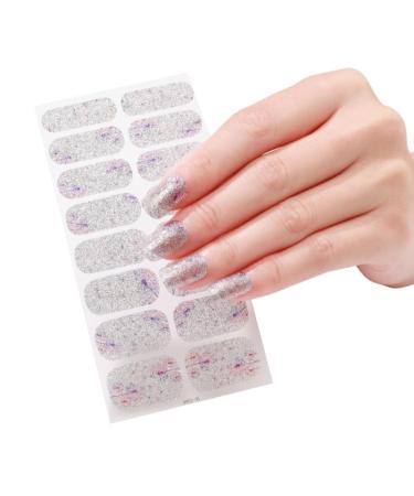 Frotox Semi Cured Gel Nails Art Sliders Manicure Decor Uv Led Lamp Semi Cured Gel Design Nail Decals Fashion Naic Sticker Decor Nail Appliques Nail Decals Nail Vinyls Nail Transfers style ZE0394