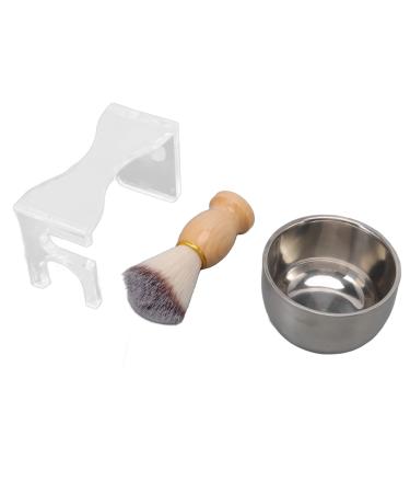 Uadme Shaving Brush Kit Set Shaving Brush Bubble Bowl Kit Men's Shaving Brush 3-Piece