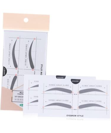 NOLITOY 2 Cosmetology Kit Eyebrow Stencils Beauty Eyebrow Card Eyebrow Stickers Card A607 Portable - Buy Online on SooperMarket.com