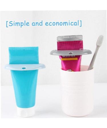 Toothpaste Tube Squeezer Dispenser 4pcs Plastic Toothpaste Clips for Bathroom Squeezers Tool for Toothpaste(Random Color) - Buy Online on SooperMarket.com