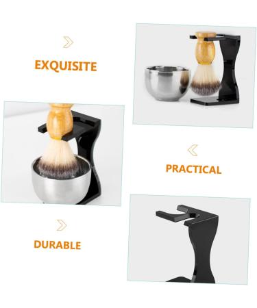 Shop NOLITOY 3 Sets Shaving Set - Black Suit Soft Hair Brushes & Bowl for Men | Perfect for Home & Salon Use - Buy Online on SooperMarket.com