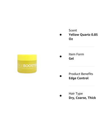 Style Factor Edge Booster Extra Strength Pomade for Thick Coarse Hair 0.85 Oz - Yellow Quartz (Travel Size) - Buy Online on SooperMarket.com