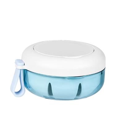 Folpus tooth storage box artificial teeth storage box denture bath box for travel cleaning
