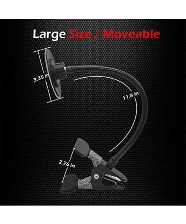 Ampper Clip On Security Mirror | Convex Cubicle Mirror for Personal Safety | 3.35 Round Glass Mirror | Frameless Design - Buy Online on SooperMarket.com