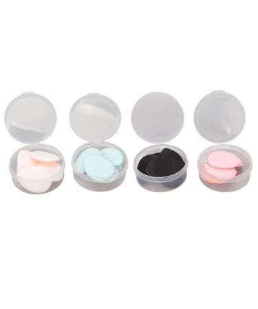 Cosmeticall Cosmetic Puff Finger Sized and Triangle Shape With 4 Color Variations Elastic Sponge Powder Puff