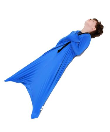 ZYUBOESO Sensory Body Sock for Kids Full Body Wrap Stretchy Body Sox Easy to Wash Breathable to Relieve Stress for Children with Autism Anxiety (Color : Blue Size : S/Small) S/Small Blue