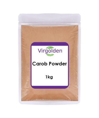 Carob Powder 1kg by Virgolden - Perfect for Baking Smoothies and Prefect for Protein Energy Bars