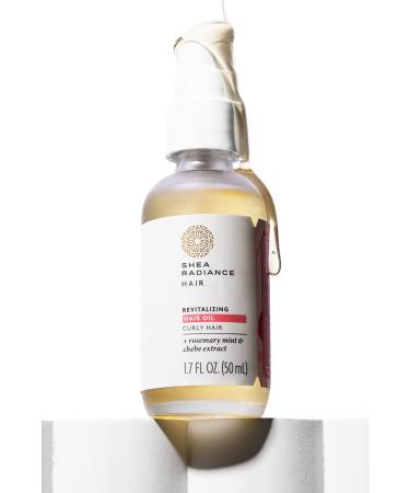 Shea Radiance Revitalizing Hair Oil w/Rosemary  Mint  and Chebe Extract | Increase Circulation & Nourish Scalp |1.7oz