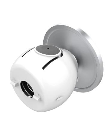 QT BABY Universal Fit Door Knob Covers Babyproof, Upgraded Design and Easy Grip Child Proof Door Knobs Safety Cover for Kids, White, Round Shape, Easy to Use (Pack of 8)