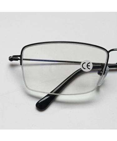 Buy Koosufa Varifocal Reading Glasses for Men - Progressive Multifocus Anti-Blue Light Half Frame Metal Glasses - Workplace & Computer Use - Available in Multiple Strengths 1.0 to 4.0 - Gold Finish - Buy Online on SooperMarket.com