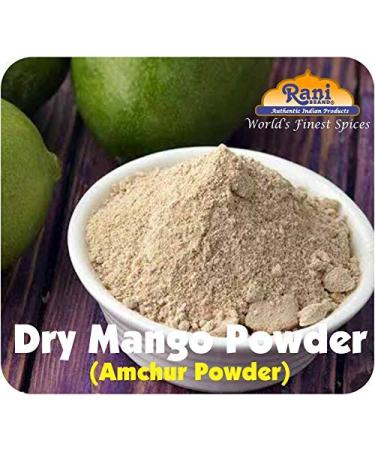 Rani Amchur Mango Ground Powder Spice 3oz (85g) PET Jar - 100% Natural, Indian Origin | Gluten Friendly, Vegan | NON-GMO - No Color, Salt or Fillers - Buy Online on SooperMarket.com