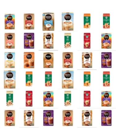 The CoffeeMarket Ltd : Buy 6 Boxes Compatible With Nescafe Frothy & Starbucks Pick Any 6 Boxes Many blends to choose from (Latte Espresso Chococino Cappuccino etc)