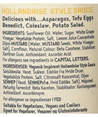Vegan Hollandaise Style Sauce 205g - Delicious and Inspired | [Your Brand Name] - Buy Online on SooperMarket.com