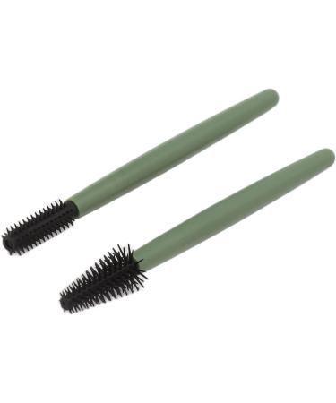 Verdant Touch Makeup Brush Silicone Eyelash Brush Set Portable Mascara Brush Reusable Makeup Brush with Washable Dustproof Box Green - Buy Online on SooperMarket.com