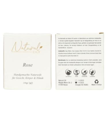 Natural Cilt Roses Soap - 100% Natural & Handmade - Certified Shower Soap for All Skin Types - 100g Pack - Buy Online on SooperMarket.com