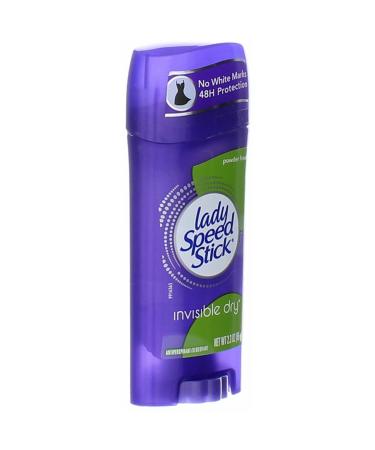 Lady Speed Stick 2.3oz Powder Fresh Deodorant 3 Pack - Invisi Dry Formula - Buy Online on SooperMarket.com