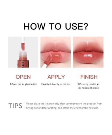Butter Jelly Lipstick | Moisturizing Lip Stain & High Pigment Waterproof Lip Glaze for Fuller Lips - Long Lasting Day/Night Color (3 - Buy Online on SooperMarket.com