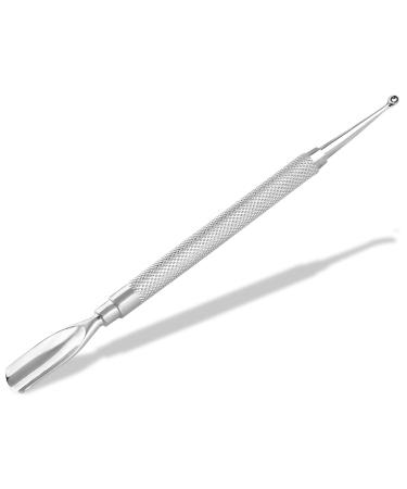 Cuticle pusher with sharp spoon and gouge