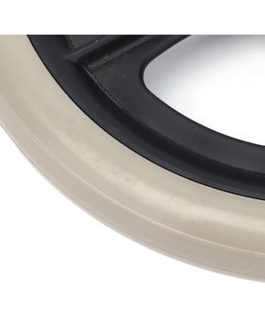 Walker Wheel Replacement Wheelchair Wheel Durability PU Material 8in Diameter Ball Bearing for Wheelchair for Walk - Buy Online on SooperMarket.com