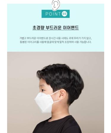 Buy KF94 Kids Face Masks - Pack of 10 | Premium 4-Layer Filters | Disposable Respirators for Ages 5-14 | Made in Korea - Buy Online on SooperMarket.com