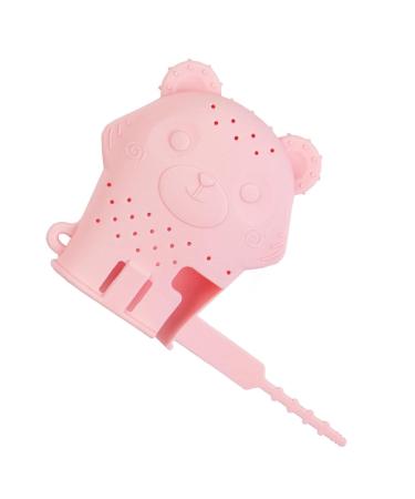 Abbto B r Baby Tooth Toy | Silicone Bite Ring & Anti-Drop Gloves | Adjustable for 3 Months+ - Buy Online on SooperMarket.com