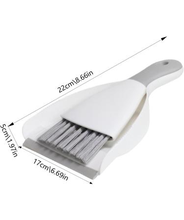 BUKISA Cleaning Brush with Dustpan Set | Cleaning Brush Dustpan Combo Set | Handheld Dustpan Combo with Handle for Desktop Kitchen Cleaning - Buy Online on SooperMarket.com