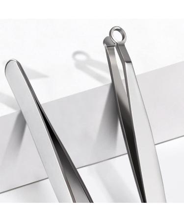 1pc Nose Hair Scissors Nose Hair Remover Eyelash Tweezers Eyebrows Hair Removal Round Tip Nasal Hair Tweezers Eyebrow Clippers Trimmer Nail Baby Pluck Hair Stainless Steel Slicer - Buy Online on SooperMarket.com
