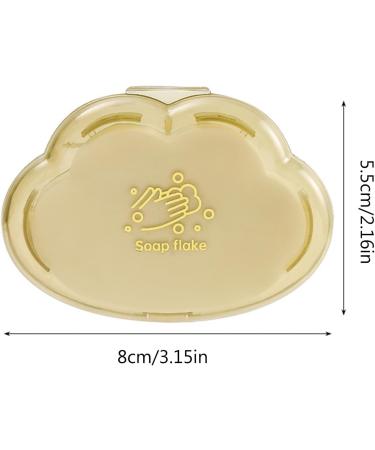 Gissroys 1 Box Shape Soap Tablets Outdoor Travel Soap Flakes Soap Paper Student Hand Wash Soap Mini Portable Soap Sheets Soap Sheets For Outdoor Activities - Buy Online on SooperMarket.com
