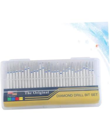 FRCOLOR 30pcs Nail Drill Tips Nail Art Tool Kit Manicure Drill Bits Diamond Drill Bits Manicure Tools and Equipment Nail Drill Bits Nail Grinding Head Sanding Removal Tool Clean - Buy Online on SooperMarket.com