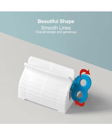 Toothpaste Squeezer Roller | Toothpaste Tube Squeezer - Rolling Tube Toothpaste Squeezer Toothpaste Seat Holder Stand Rotate Toothpaste Dispenser for Bathroom Laoxi Blue - Buy Online on SooperMarket.com