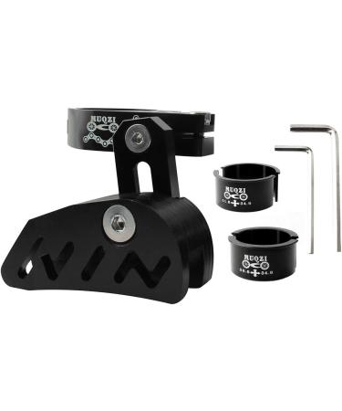 Bike Chain Guide MTB Bicycle Protector | Hollowed Design for Single Disc Sprocket | Smooth Driving | Black - Buy Online on SooperMarket.com