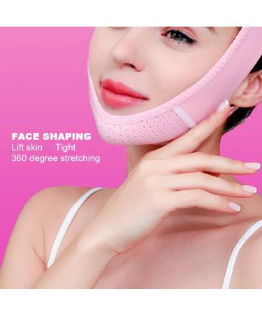 Elastic Face Slimming Belt Adjustable Breathable Belt With Lifting V Line Shaping Bandage For For Reduce Double Chin - Buy Online on SooperMarket.com
