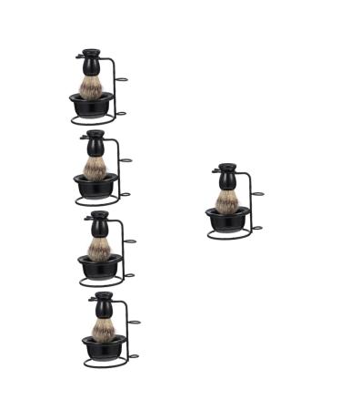 Housoutil 5 Sets Beard Set Convenient Shaving Cup Men Supply Professional Beard Brush Wear-resistant Shaving Cup Male Supply Wear-resistant Shave Brush Professional Shaving Cup Men Accessory
