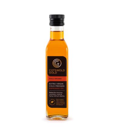 Cotswold Gold Chilli Infused Rapeseed Oil 250 ml Chilli Infused 250 ml (Pack of 1)