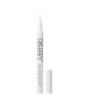 Ruby Kisses Party Proof Eyeliner  Pastel Colors Premium Felt-tip Waterproof Long-lasting Eyeliner (Snow White)