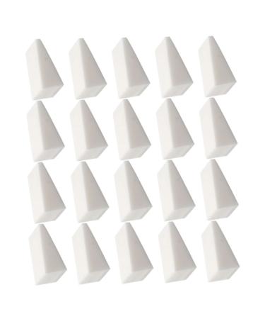 NOLITOY 60 Pcs Nail Sponge Triangle Makeup Tools | Nail Art Design Gradient Sponge | Soft Manicure Powder Puff & Nail Brush | Perfect for DIY Nail Art - Buy Online on SooperMarket.com