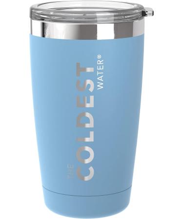 Coldest 20 oz Stainless Steel Vacuum Insulated Tumbler with Sliding Lid - Fusion Blue - Buy Online on SooperMarket.com