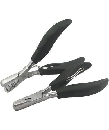 Heat Fusion Glue Keratin Bonding Micro Rings Removal Pliers for Hair Extensions hair plier hair extension plier (with 3mm and 5mm grooves) - Buy Online on SooperMarket.com