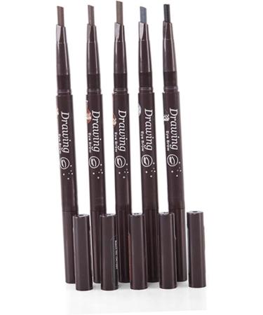 WOFASHPURET 2 1 Waterproof Eyebrow Pen Brow Brush Eyebrow Pencil Brush Written Makeup Tools To Rotate Triangle 1 count (Pack of 1) As Shown - Buy Online on SooperMarket.com