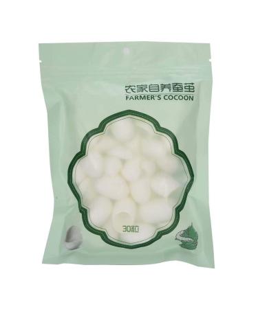 30pcs Exfoliating Silkworm Balls for Blackhead Removal Silks with Deep Cleansing and Skin Care