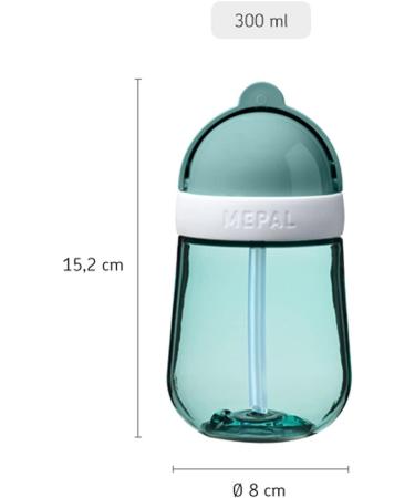 Mepal Mio Toddler Straw Cup - BPA Free Dishwasher Safe 300ml - Ideal for Kids 9 Months & Up - Flowers & Butterflies Design - Buy Online on SooperMarket.com