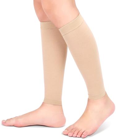 Compression Calf Sleeves & Socks for Women - Two-Stage Elastic for Varicose Veins - M Size Stylish Colors - Buy Online on SooperMarket.com