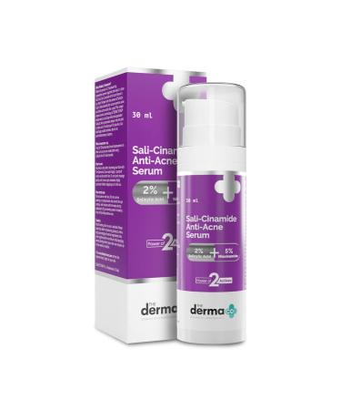 Sali-Cinamide Anti-Acne Serum | with 2% Salicylic Acid & 5% Niacinamide | Helps Reduce Acne & Acne Marks | Suits All Skin Types | 1.01 Fl Oz/30ml