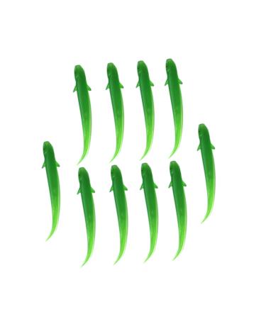 Yardwe 10st fishing bait fishing with artificial bait bait to fly fishing lifelike mudfish bait fishing equipment trout attracts lifelike fish cup fish shape soft bait