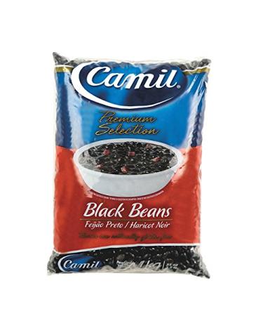 camil Brazilian black beans 1a quality 1kg bag - Feij o Preto 1kg
