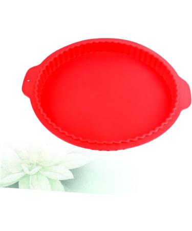 MAGICLULU 1pc Silicone Baking Bread Baking Pan Round Cookie Cookie Cutters Silicone Molds Cake Shop Muffin Top Pans Silicone Mold for Cake Round Cake Pans Chocolate Birthday Cake 31 X28.5CM Red - Buy Online on SooperMarket.com
