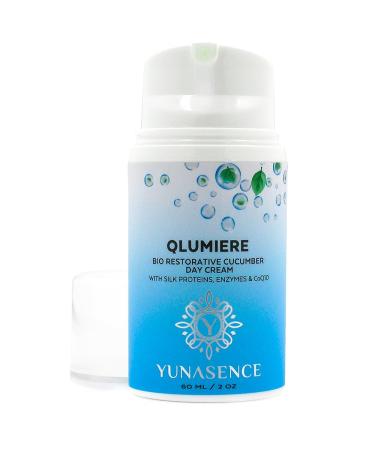 YUNASENCE QLUMIERE Bio-Restorative Soothing Cucumber Cream w/Amino Acids Hyaluronic Acid Enzymes Caviar. Hydrating Protecting.
