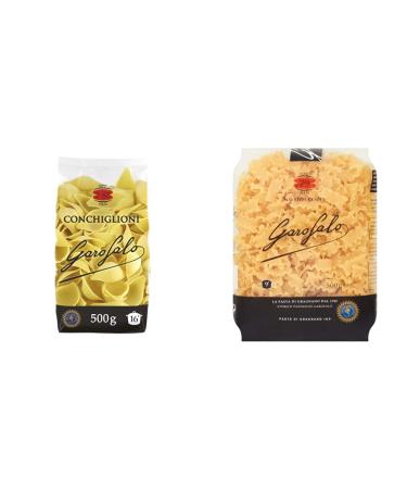 Garofalo Conchiglioni Pasta 500 Gram & Mafalda Corta 500g