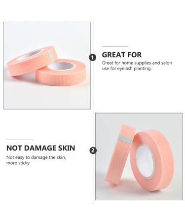 FRCOLOR Eyelash Tape - 6 Rolls Micropore Fabric for Eyelash Extensions | Colored Duct Tape & Non-Woven Adhesive Lash Pads - Buy Online on SooperMarket.com